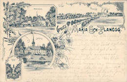 Maria Eich (8033) Schloss 1898 II (Stempeldurchdruck) - Autres & Non Classés