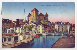 France - 74 -  Annecy - Le Port Et Le Château  6808 - Annecy