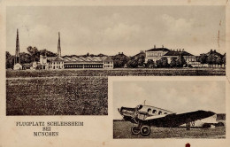 Schleißheim (8042) Flugplatz Luft-Hansa-Flugzeug 1930 I-II Aviation - Altri & Non Classificati