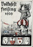 Freising (8050) Volksfest 1929 I- - Altri & Non Classificati