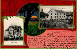 Weilheim-Oberbay. (8120) Villa Bögler Rentamt Amtsgericht 1902 I-II (Stauchung) - Autres & Non Classés