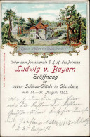 Starnberg (8130) Eröffnung Der Neuen Schieß-Stätte 24. Bis 31. August 1902 Schützenhaus I- - Other & Unclassified