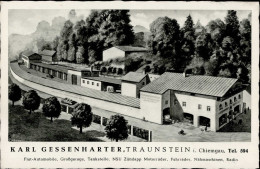 Traunstein (8220) Reparaturwerkstatt Karl Gessenharter Signiert I- - Autres & Non Classés