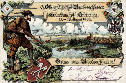 Stadtamhof (8400) 9. Oberpfälzisches-Bundesschießen 11. Bis 16. August 1906 Sign. Hartmann I- - Andere & Zonder Classificatie