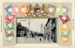 Straubing (8440) Präge-Karte 1907 I - Autres & Non Classés