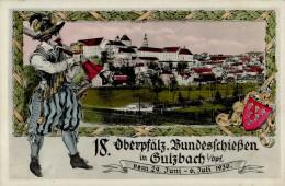 Sulzbach-Rosenberg (8458) 18. Oberpfälzisches Bundesschießen 29. Juni Bis 6. Juli 1930 II (leichte Stauchung) - Altri & Non Classificati