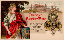 Nürnberg (8500) 23. Bundesfest Des Deutschen Radfahrer-Bundes 20. Bis 25. Juli 1906 I - Nürnberg