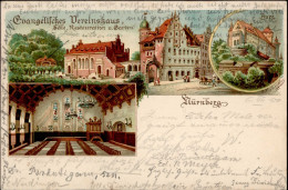Nürnberg (8500) Ev. Vereinshaus Burg 1900 I-II (fleckig) - Nürnberg