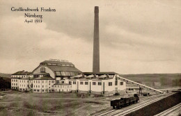 Nürnberg (8500) Großkraftwerk Franken April 1913 I-II (Eckstauchung) - Nürnberg