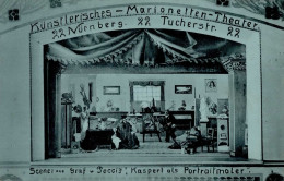 Nürnberg (8500) Künstlerisches Marionetten Theater 1911 I- - Nuernberg