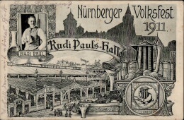 Nürnberg (8500) Volksfest 1911 II (Stauchung, Fleckig RS) - Nürnberg