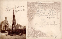 Nürnberg (8500) Vorläufer 1896 Frauenkirche Sonderstempel I- - Nürnberg