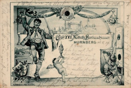Nürnberg (8500) XVII. Mittelfränkisches Bundesschießen 1909 Zwerg II (Stauchung) Lutin - Nürnberg