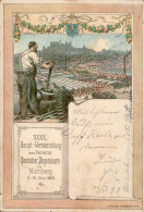 Nürnberg (8500) XXXX. Hauptversammlung Des Vereins Deutscher Ingenieure 11.-15. Juni 1899 II (Stauchung) - Nuernberg