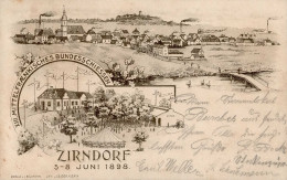 Zirndorf (8502) XIII. Mittelfränkisches Bundesschießen 5. Bis 8. Juni 1898 I- - Nürnberg