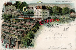 Trachenberge (o-8000) Gasthaus Eichenhof Weinbergstrasse 38 1899 I- - Sonstige & Ohne Zuordnung