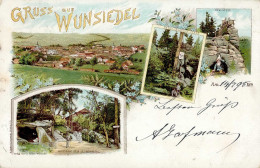 Wunsiedel (8592) 1898 II (Ecken Abgestoßen, Marke Entfernt) - Wunsiedel