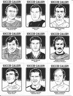 CW22 - LYNCHGATE PRESS - SOCCER GALLERY - GORDON BANKS - BOBBY CHARLTON - GEOFF HURST - JIMMY GREAVES ... - Trading Cards