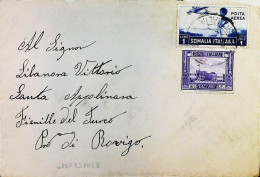 ITALIA - COLONIE -  SOMALIA Lettera Da MOGADISCIO Del 1937- S6217 - Somalie