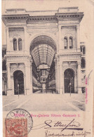 Cartolina Milano - Arco Galleria Vittorio Emanuele 2° - Milano (Milan)