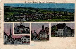 Burgwindheim (8602) Luna-Karte Nr. 17044 Bahnhof II (Abschürfungen VS, Ecken Abgestoßen, Marke Entfernt) - Other & Unclassified