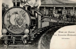 Kronach (8640) Schützenfest Eisenbahn 1906 I Chemin De Fer - Sonstige & Ohne Zuordnung