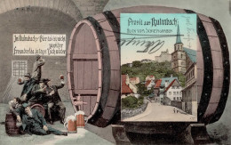 Kulmbach (8650) Prosit Blick Vom Schiessgraben Kulmbacher Bier I-II Bière - Andere & Zonder Classificatie