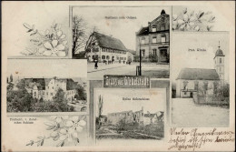 Giebelstadt (8701) Gasthaus Zum Ochsen Kirche 1913 I-II - Wuerzburg