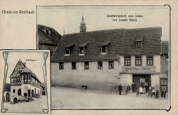 Retzbach (8705) Gasthaus Zum Anker Rathaus 1913 I - Würzburg