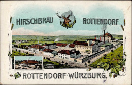 Rottendorf (8702) Brauerei Hirschbräu 1914I - Würzburg