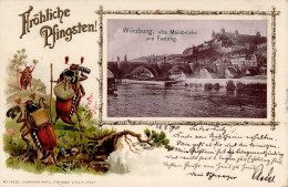 Würzburg (8700) Präge-Karte 1901 I - Würzburg