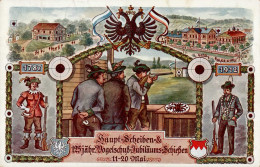 Schweinfurt (8720) 125. Jähriges Vogelschuss Jubiläums Schiessen 11-20 Mai 1912 I-II (Marke Entfernt, Stauchungen) - Otros & Sin Clasificación