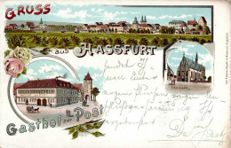 Haßfurt (8728) Gasthaus Zur Post II (kleine Stauchungen) - Other & Unclassified