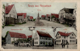 Hesselbach (8721) Gasthaus Alban Schule II (leichte Abschürfungen VS) - Other & Unclassified