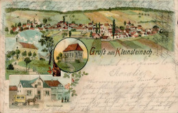 Kleinsteinach (8729) Postamt Postkutsche 1899 II (fleckig VS/RS) - Otros & Sin Clasificación