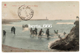 Porto * Foz Do Douro * Praia Do Ourigo * Nº 43 Edição Estrela Vermelha * Circulado 1908 - Porto