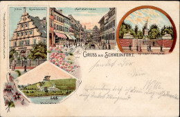 Schweinfurt (8720) Gymnasium Spitalstrasse Kriegerdenkmal 1899 II (Stauchungen) - Schweinfurt
