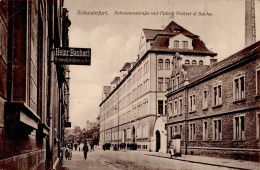 Schweinfurt (8720) Schrammstrasse Fabrik Fichtel & Sachs. Herrenkleiderhandlung Baubach II (Stauchung, Marke Entfernt) - Schweinfurt