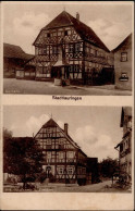 Stadtlauringen (8721) Rathaus Sparkasse Postamt I-II (fleckig) - Other & Unclassified