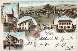 Stettbach (8727) Gasthaus Zum Rebstock Schule 1903 I- - Other & Unclassified