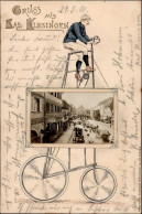 Bad Kissingen (8730) Gasthaus Zur Altdeutschen Weinstube Fahrrad 1901 I- Cycles - Bad Kissingen