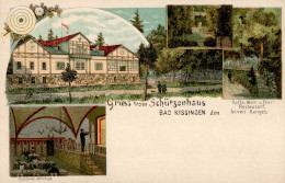 Bad Kissingen (8730) Schützenhaus Verlag Scheiner Würzburg II (kleine Stauchung) - Bad Kissingen