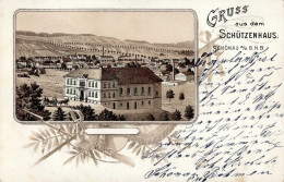 Schönau (8741) Schützenhaus I-II (Ecken Abgestossen, Fleckig) - Autres & Non Classés
