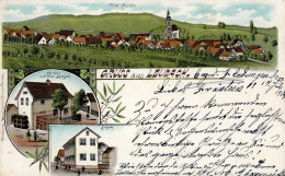 Leubach (8741) Gasthaus Spiegel Schule 1902 I - Other & Unclassified