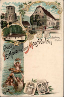 Rippberg (6968) Gasthaus Zu Den Drei Meerfräulein 1900 II (Stauchung) - Other & Unclassified