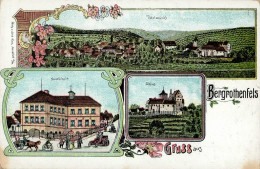 Bergrothenfels (8774) Neue Schule Schloss I-II (fleckig, Ecken Abgestossen) - Altri & Non Classificati