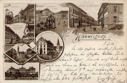 Hammelburg (8783) Rathaus Photohandlung Spahn 1900 I- - Hammelburg