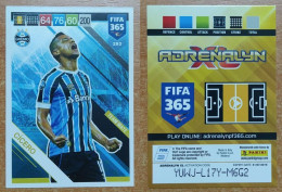 AC - 293 CICERO  GREMIO  PANINI FIFA 365 2019 ADRENALYN TRADING CARD - Skating (Figure)