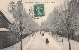 L'hiver A Gueret La Route De Limoges - Guéret