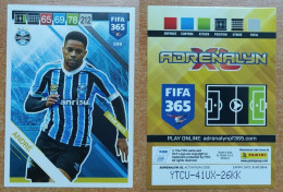 AC - 296 ANDRE  GREMIO  PANINI FIFA 365 2019 ADRENALYN TRADING CARD - Patinaje Artístico